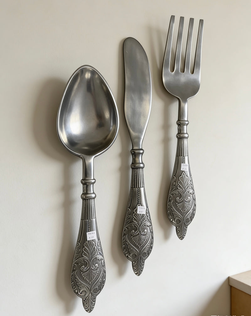 Wall Art- Spoon/Knife/Folk S/3