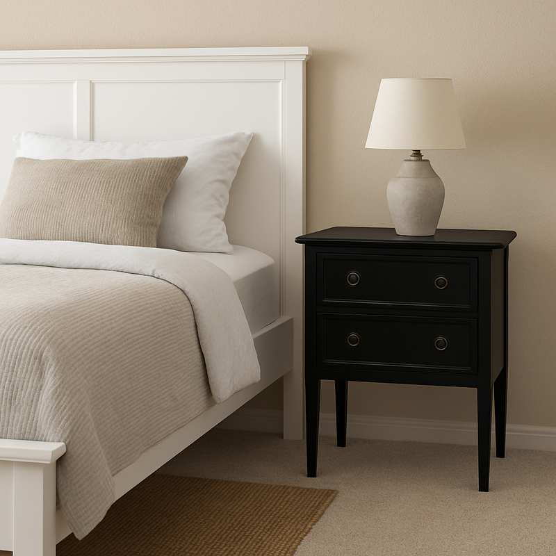 Peninsula Bedside - Black