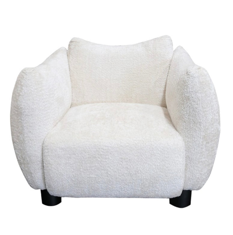 Maui Armchair Ivory Chenille
