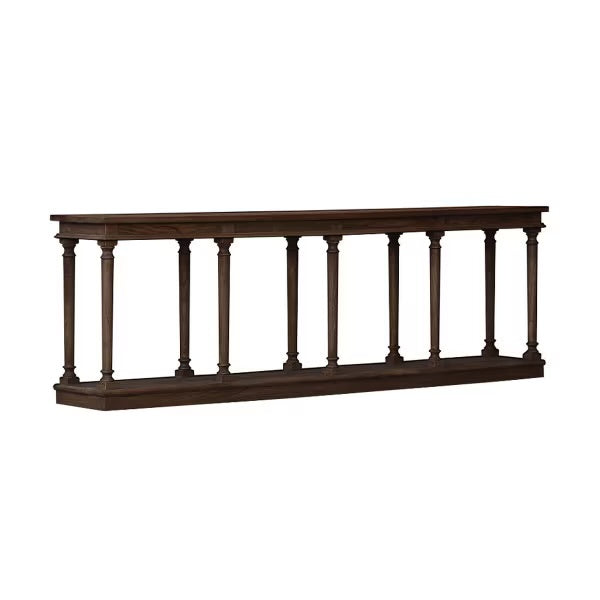 CORINTHIAN CONSOLE -2.4M - RECLAIMED ELM