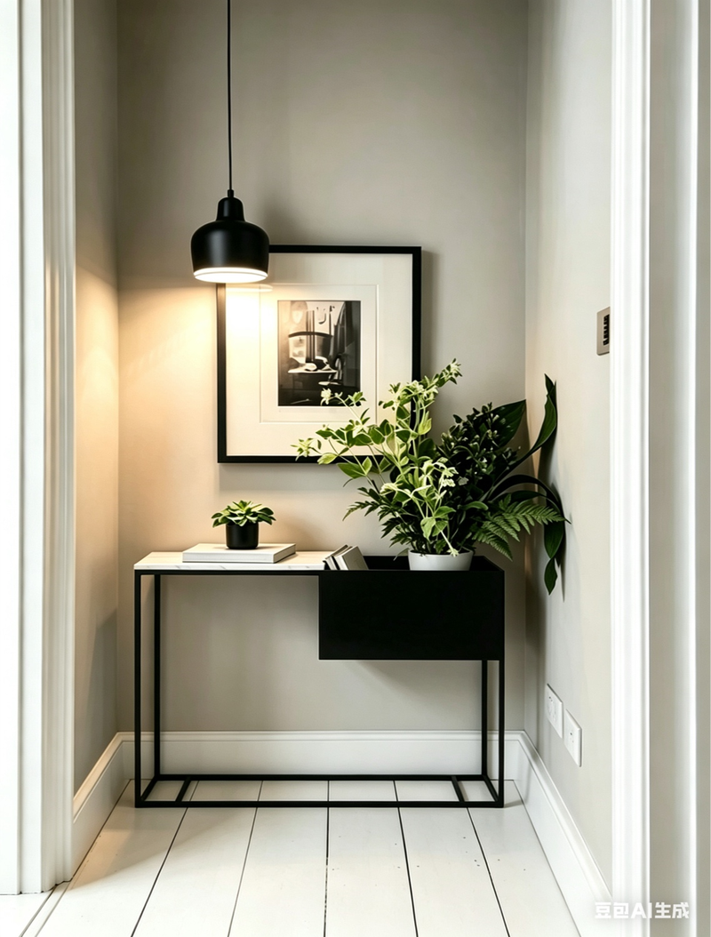 Industrial Hall Table