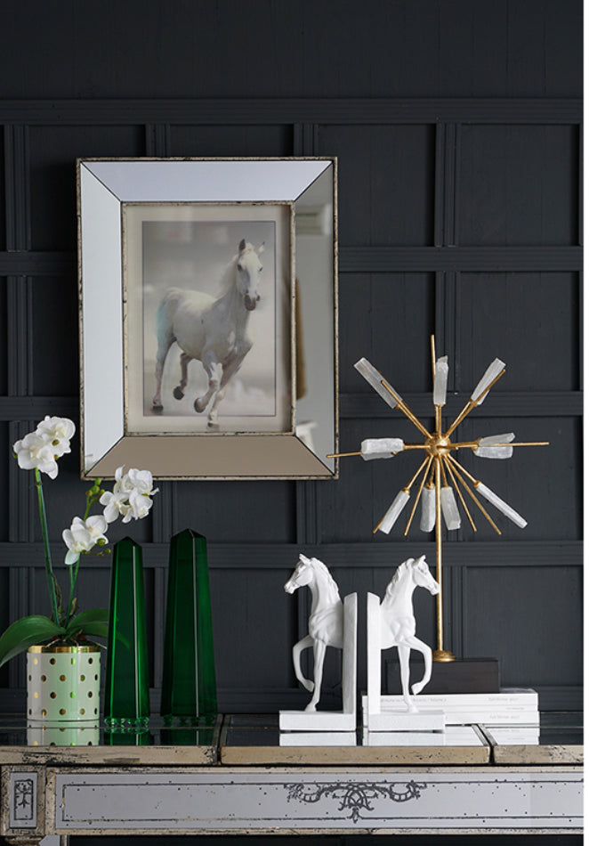 Trotting Horse  Bookends S/2