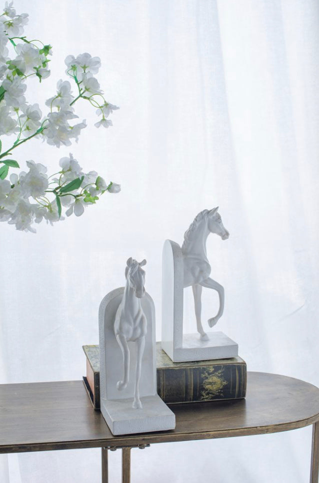 Trotting Horse  Bookends S/2