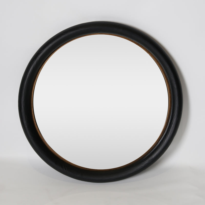 BLACK &GOLD Orion Wood Mirror 87cm