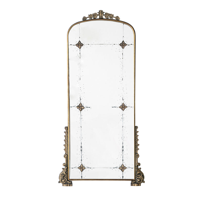 ANTIQUE GOLD WALL MIRROR 1235x615