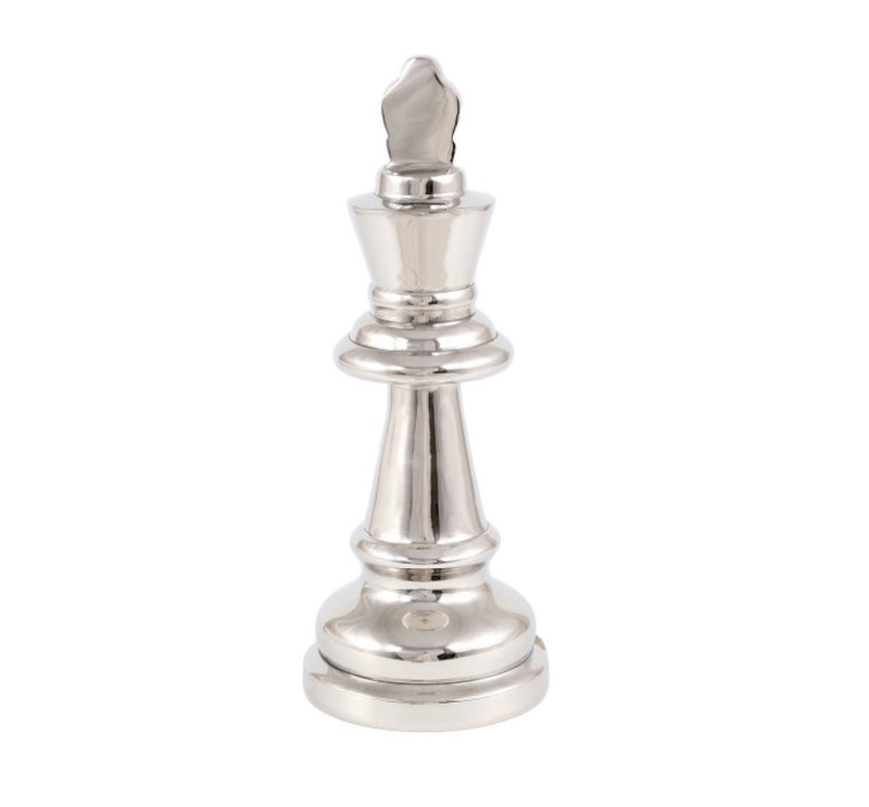ALUMINIUM KING CHESS PLAYER KING