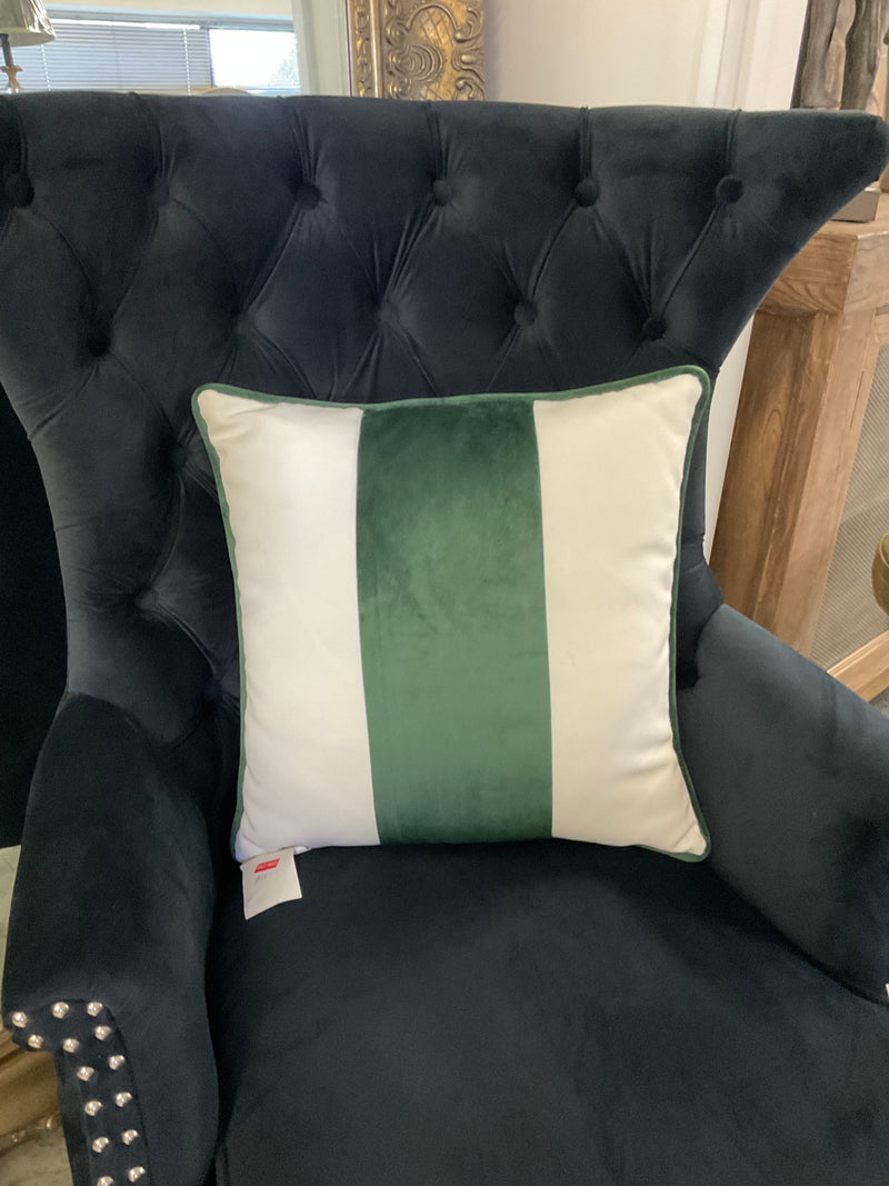 Cushion Velvet Green—-Clearance