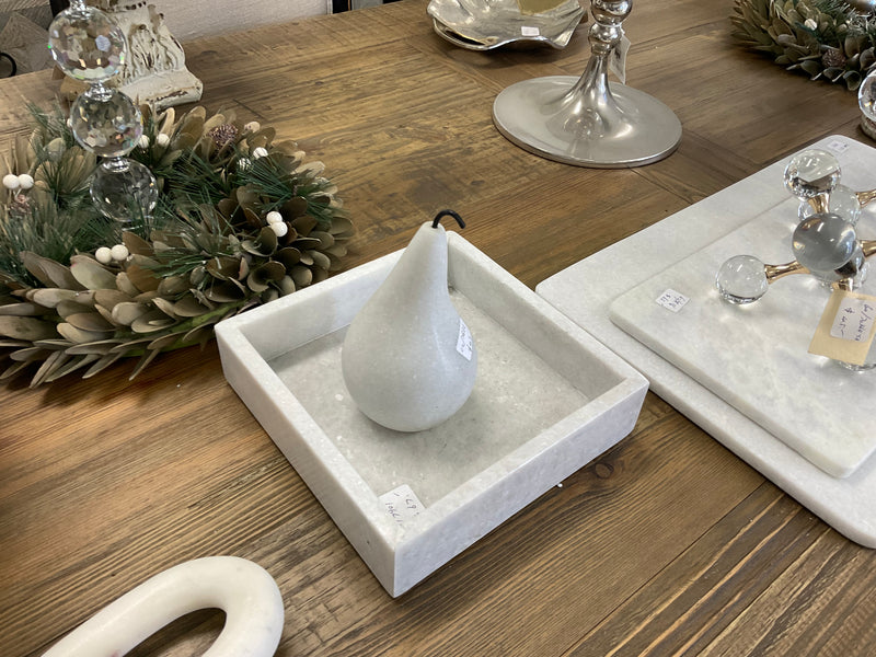 Marble Napkin Box 20x20cm