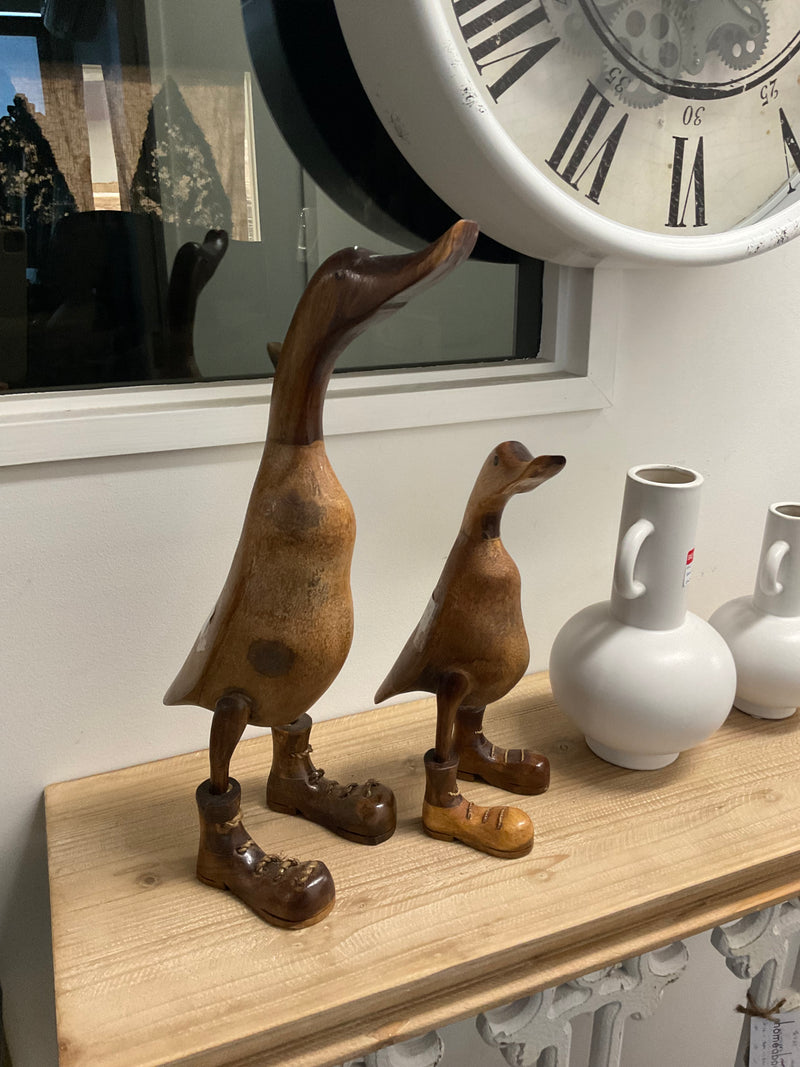 Hand Made Duck with Boots Small