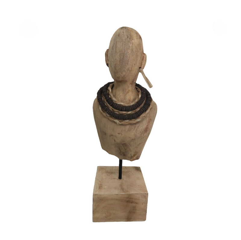 Lady Bust Wood