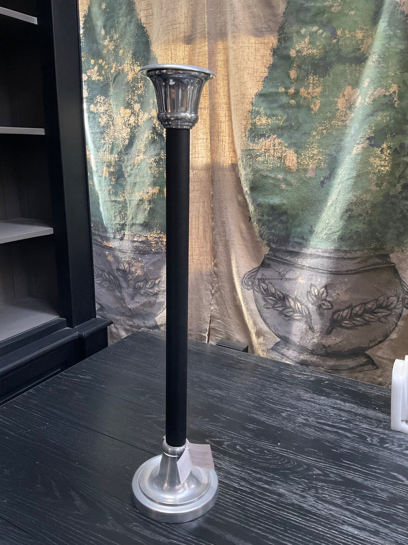 Black Stem Candle Sticks 74CM High