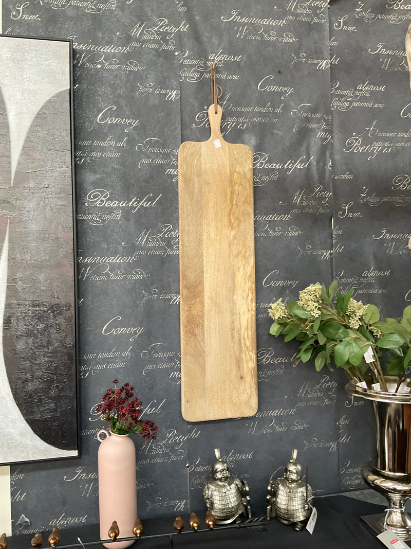LONG WOODEN CHOPPING BOARD 100Cm