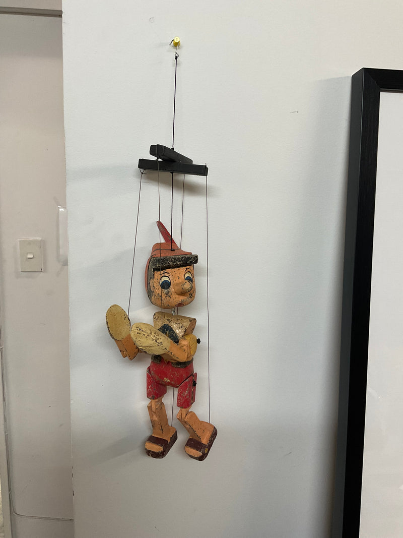 Handmade Wooden Puppet With String