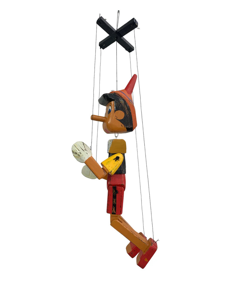 Handmade Wooden Puppet With String