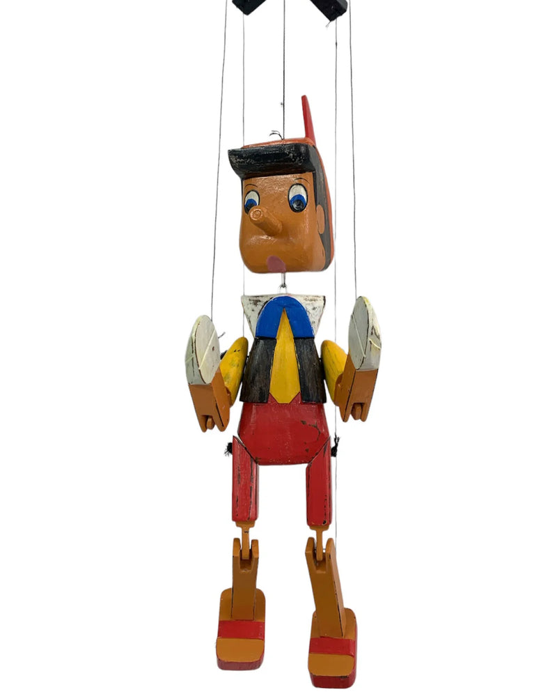 Handmade Wooden Puppet With String