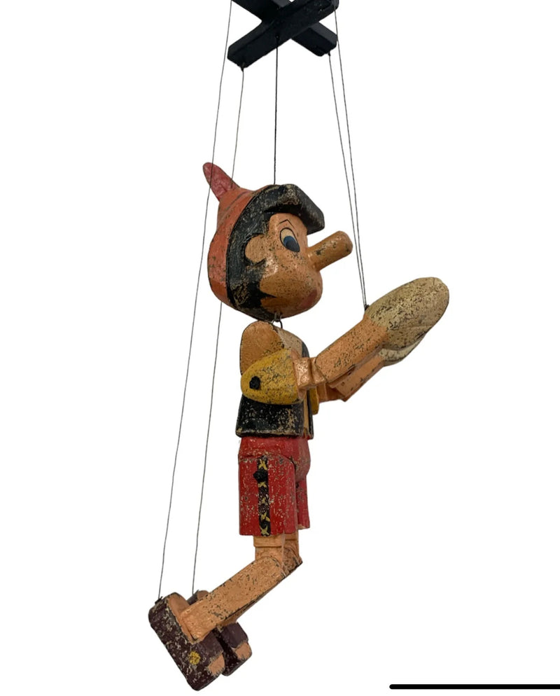 Handmade Wooden Puppet With String