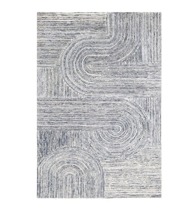IGRALIS RUG 200 X 300CM - IVORY / BLUE