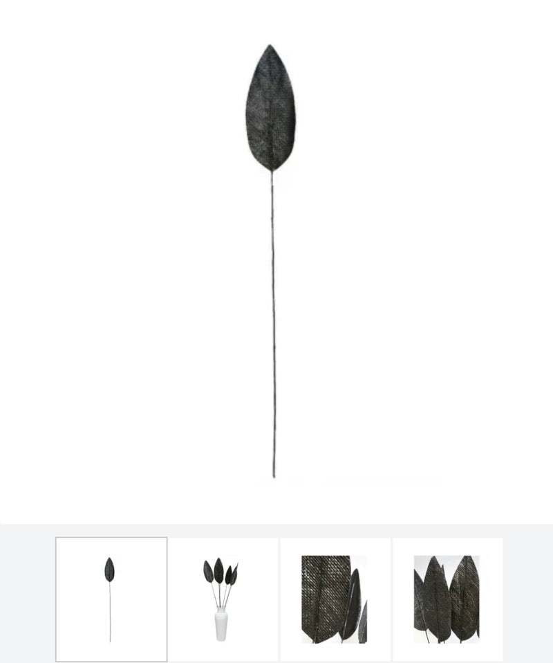 180CM PANDAN DECO LEAF -BLACK