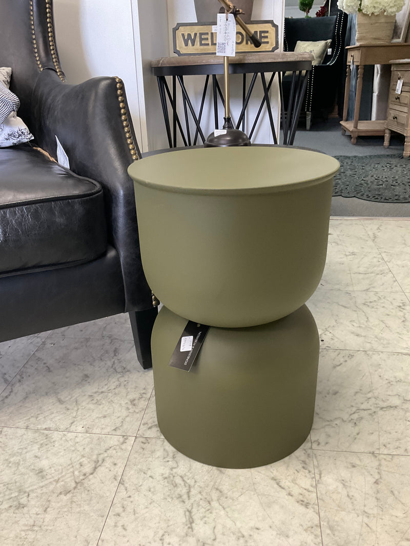 Milly Metal Stool Olive