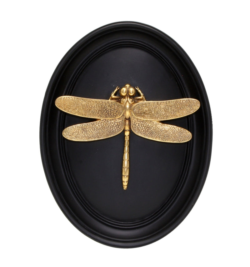 WALLART-DRAGONFLY- Black (26CM)