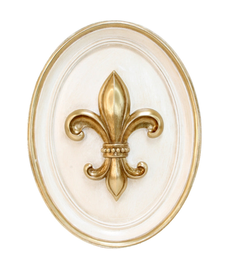 WALLART-FLEUR DE LYS-BEIGE(26CM) PREORDER