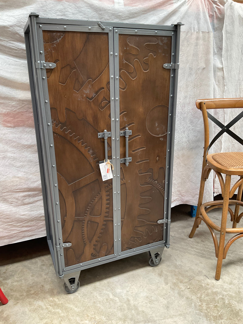 Clearance/Metal Cabinet With Casters
