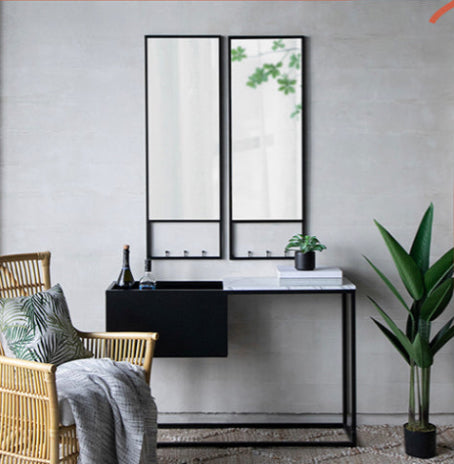 Industrial Hall Table And 2 Mirrors