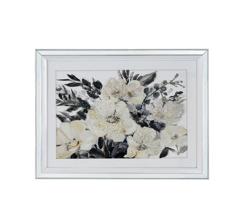 Glamour Crystal Mirror Framed Wall Art