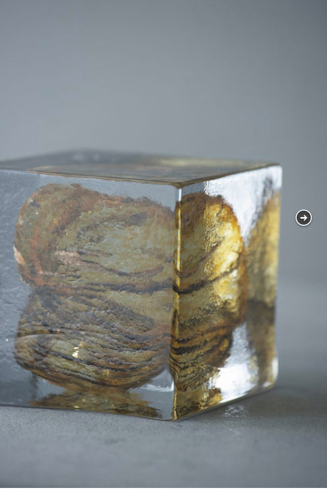 S/4 Handmade Glass Cubes