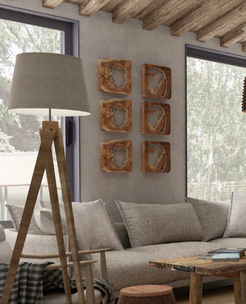 Teak Wall Art