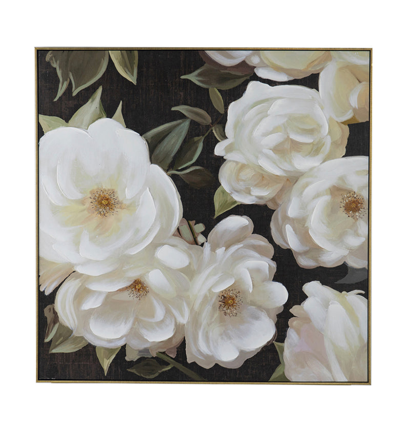 Gardenia 80% Hand Printed Oil Painting