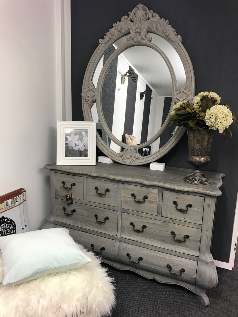 Bella French Drawers Chest---8 Drawers