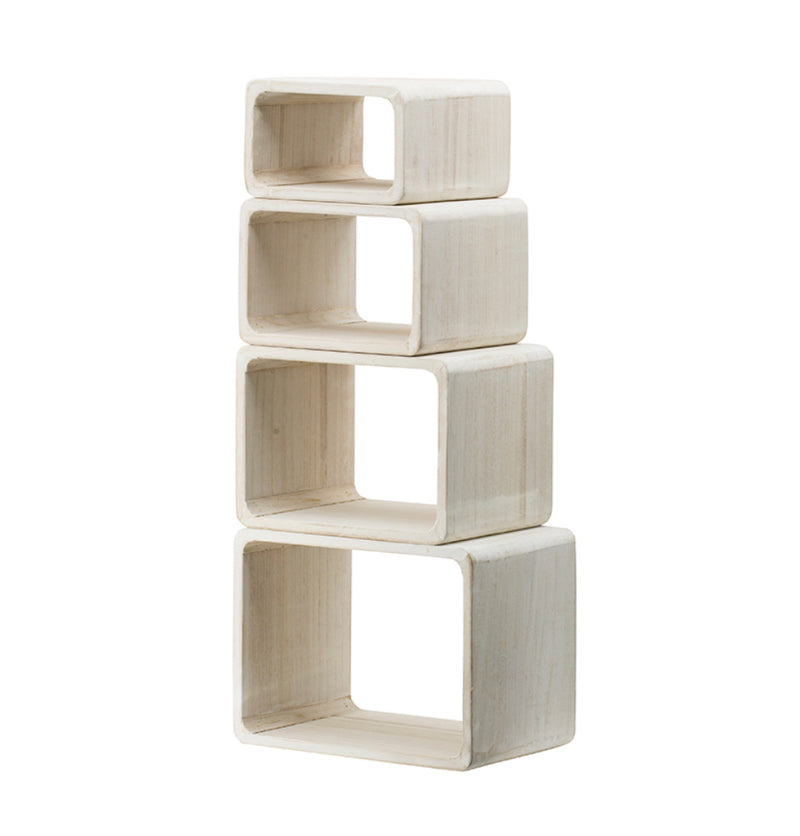 Set/4 Square Shelf Set
