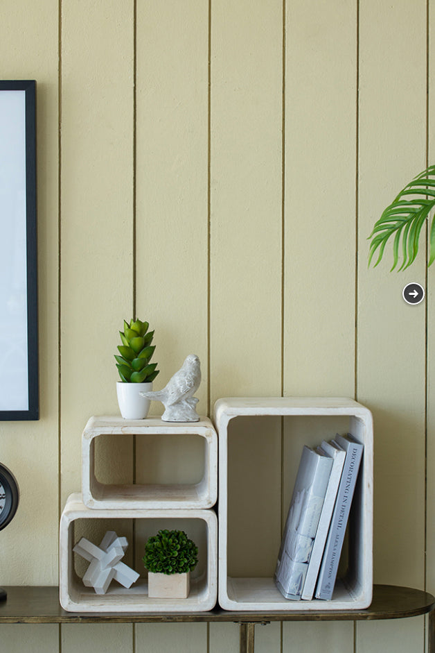 Set/4 Square Shelf Set