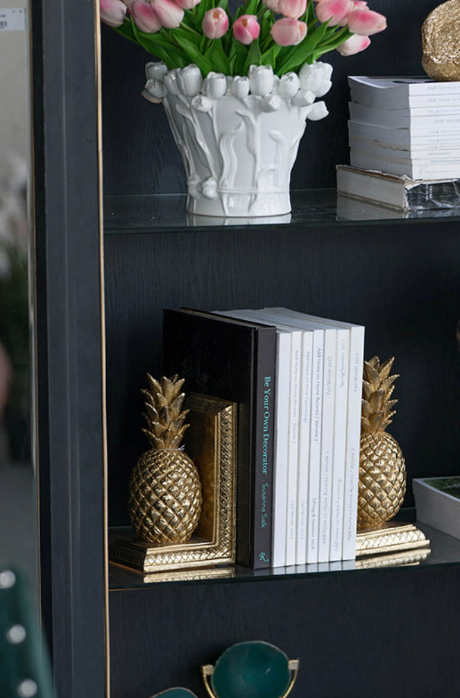 Pineapple Bookends S/2