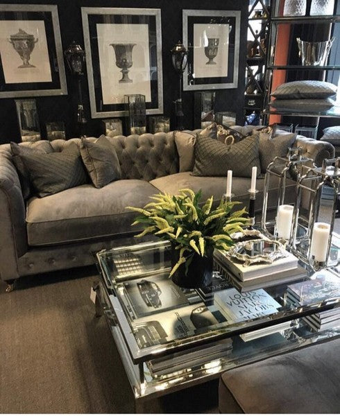 Janssen Coffee Table Stainless Steel Silver