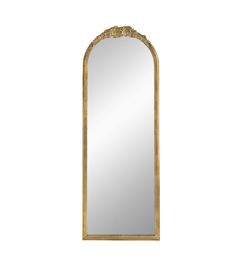 Etienne Wool Floor Mirror Gold