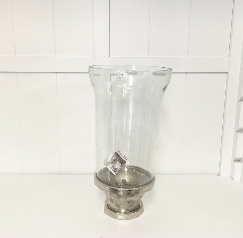Aluminium Silver Hurricane W/ Glass 14753#