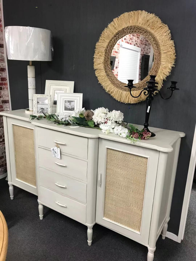 Clearance! French Provincial Sideboard in Beige Linen Colour