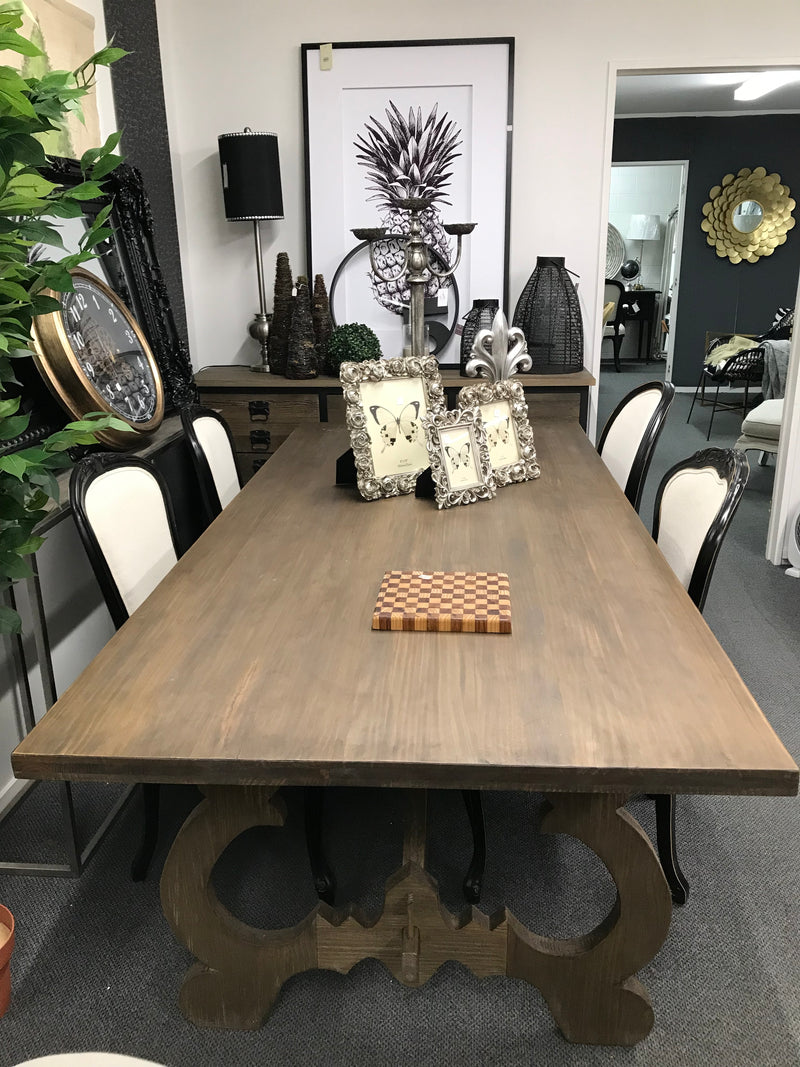 Last one! NANTES FRENCH COUNTRY WOOD DINING TABLE-NATURAL