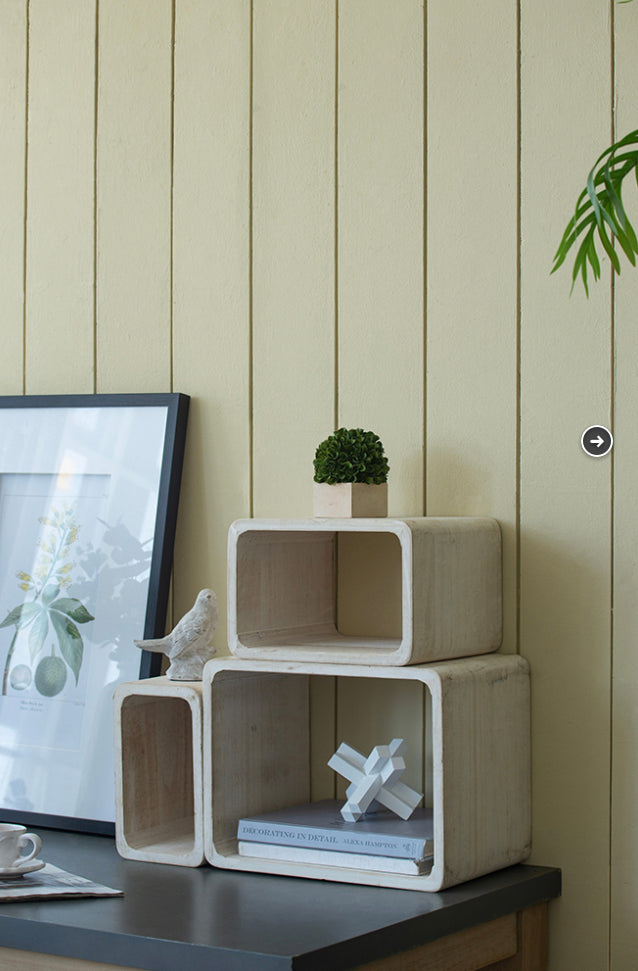 Set/4 Square Shelf Set