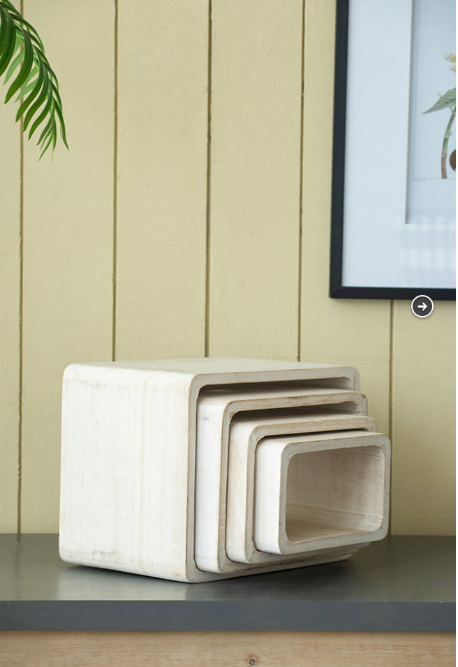 Set/4 Square Shelf Set