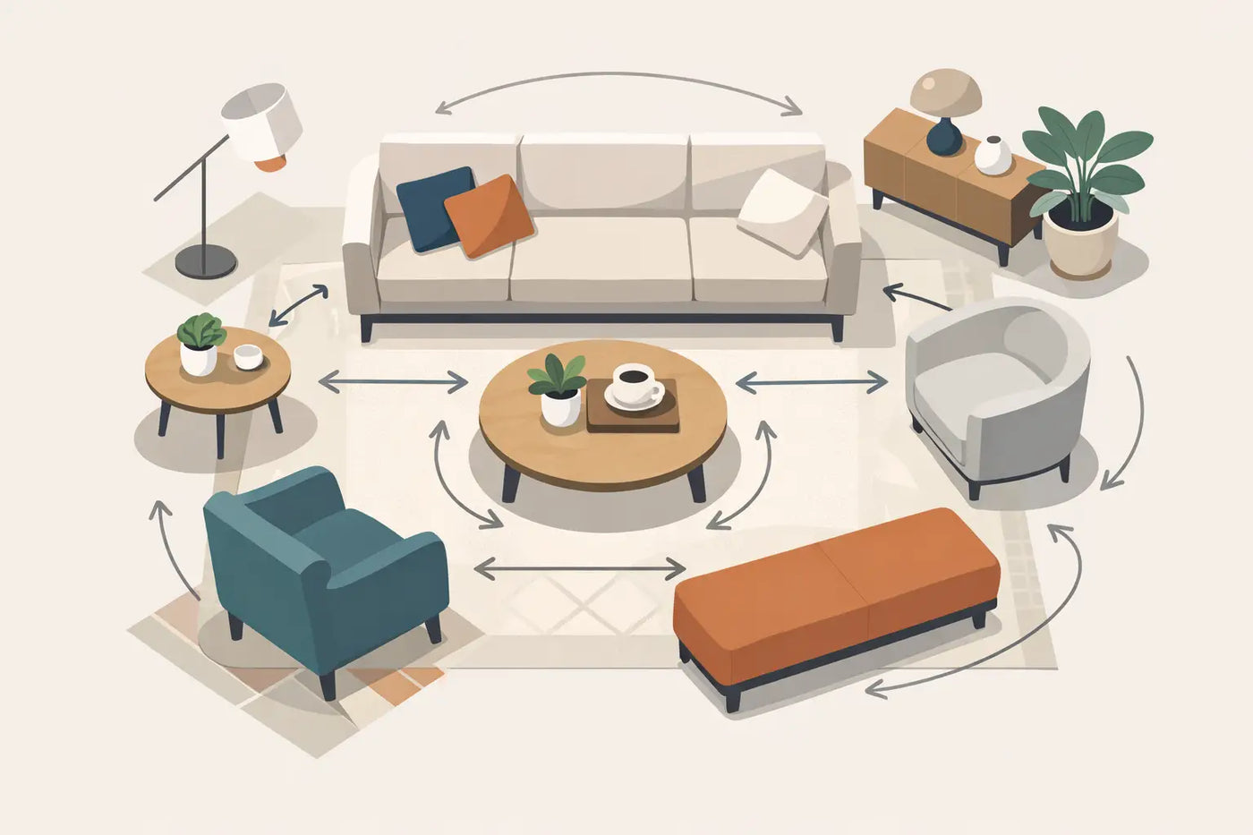 How to Arrange Lounge Furniture That Works
