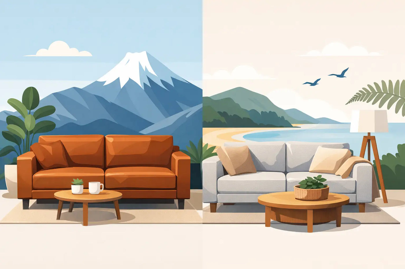 Leather vs Fabric Sofas for New Zealand Homes