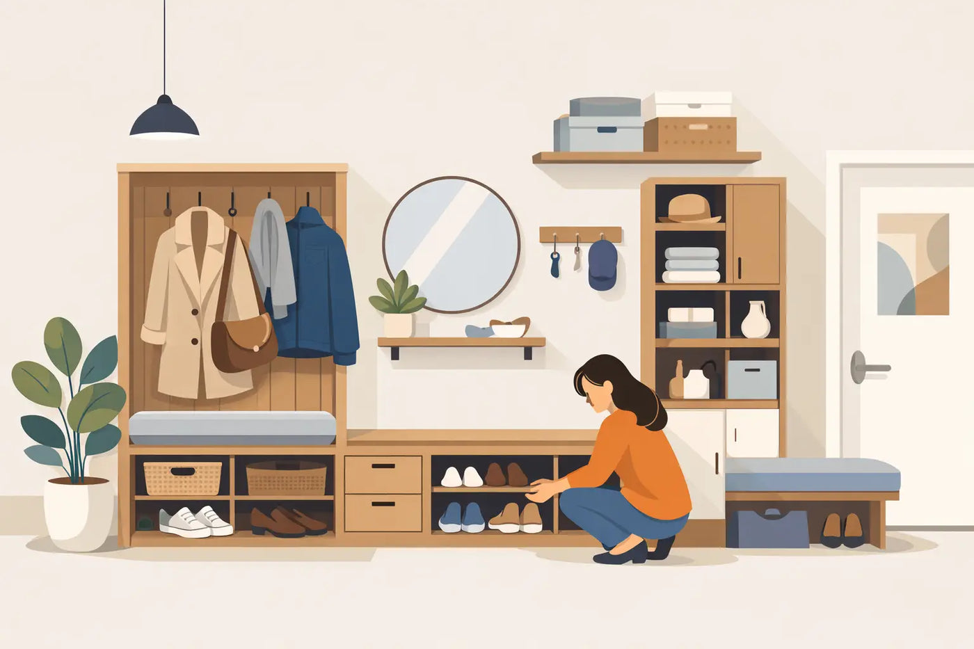 Hallway Storage Solutions That Work Harder