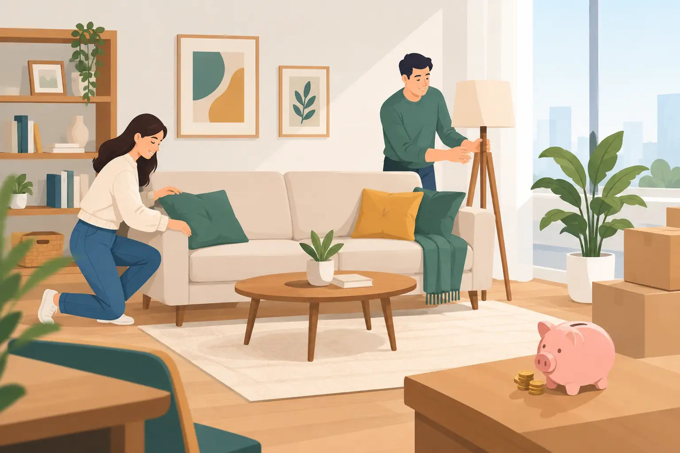 How to Furnish Your First Home Without Overspending