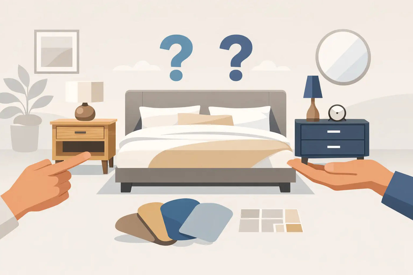 How to Pick Bedside Tables That Fit Your Room