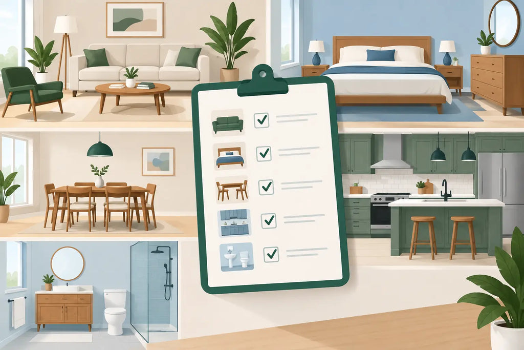 New Build Furniture Checklist for Every Room