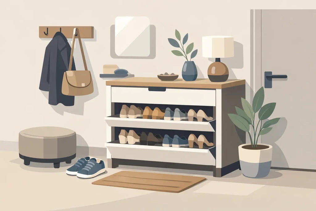 Shoe Cabinets for Tidy, Practical Entrances