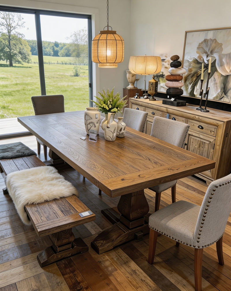 OAK BUFFET - HOMESTEAD SIDEBOARED - RECLAIMED OAK